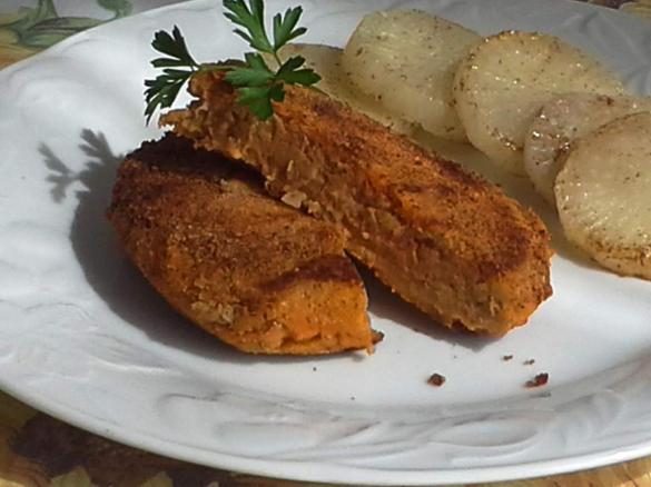 Hamburgher di ceci con daycon