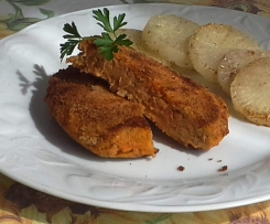 Hamburgher di ceci con daycon