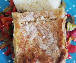 Timballetto vegetariano di riso alla zucca con besciamella di ceci - contest timballi di riso