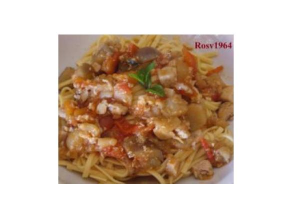 Tagliolini allo Spada, Melanzane e Pomodorini