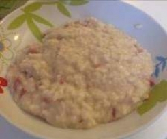 Risotto speck e scamorza