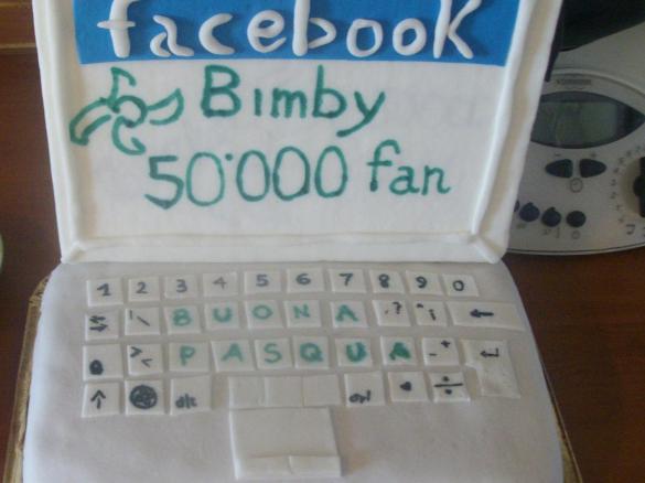 TORTA FACEBOOK...PER I 50000 FAN BIMBY