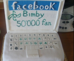 TORTA FACEBOOK...PER I 50000 FAN BIMBY