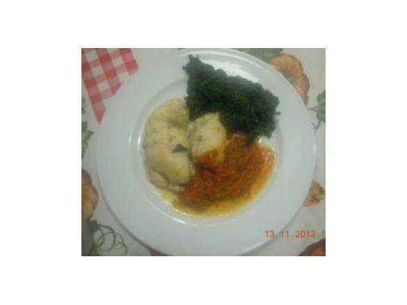 involtini di pollo con speck e contorno di peperoni