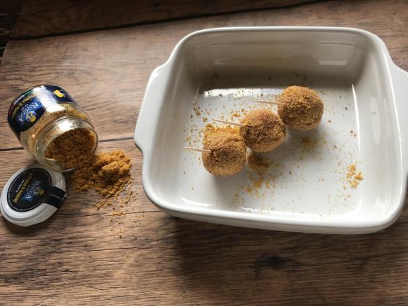Polpettine patate tonno e bottarga -Contest Buffet