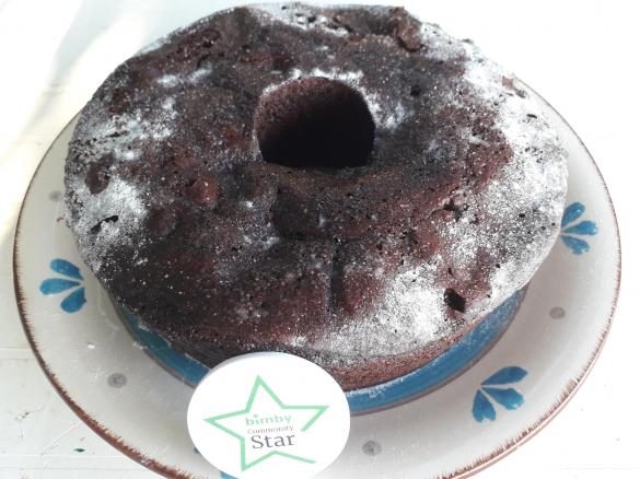 Ciambella a varoma con cacao e pesche caramellate -contest pesche