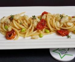 Spaghetti con coda di rospo e pomodorini confit "contest ristorante"