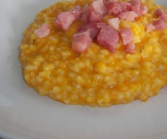 risotto light zucca e pancetta