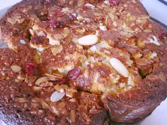 Colomba senza glutine con mirtilli