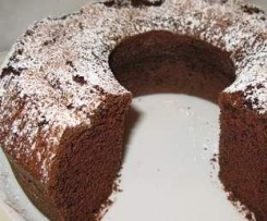 Ciambellone al cioccolato fondente