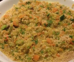 Cous Cous integrale con verdure speziate