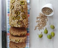 PANE DI GRANO SARACENO con semi di girasole e olive