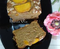 PLUMCAKE DI PESCHE SENZA OLIO E BURRO