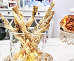 Grissini super veloci di pasta al vino ai semi