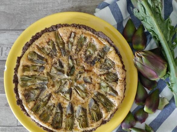 CROSTATA DI CARCIOFI SENZA GLUTINE