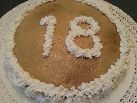 Torta bicolore senza lattosio