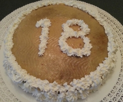 Torta bicolore senza lattosio