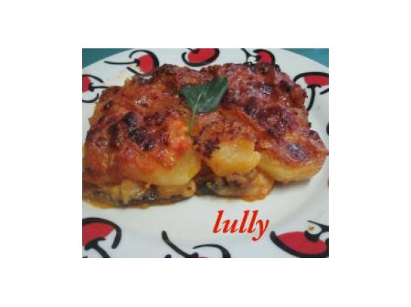 tortino di patate e melanzane alla parmigiana