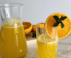 Aperitivo all'arancia, zenzero e menta