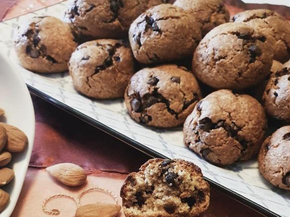 Biscotti mandorle e cioccolato