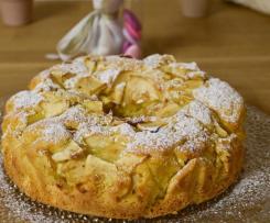 Ciambella alle mele e panna