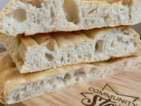 Focaccia rustica a lunga lievitazione