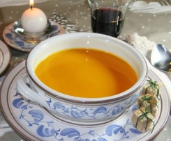 Vellutata natalizia di zucca e zenzero