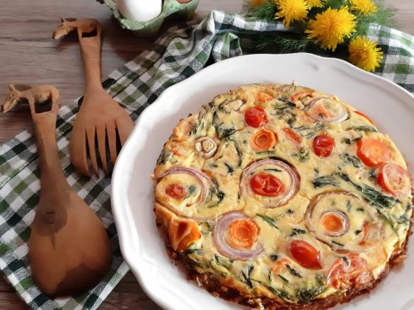 Frittata primaverile con selene o carletti  yogurt greco (contest primavera )