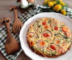 Frittata primaverile con selene o carletti  yogurt greco (contest primavera )
