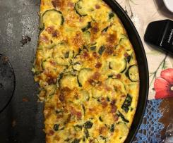 Sformato di zucchine e speck