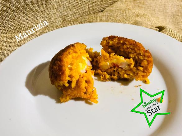 Supplì di riso e gamberi Tm7