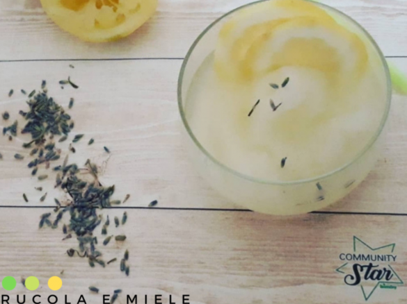 Granita limone e lavanda, vegan/Keto/low carb