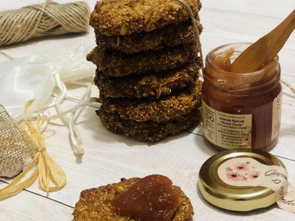 Cookies con carote e frutta secca "contest merende".