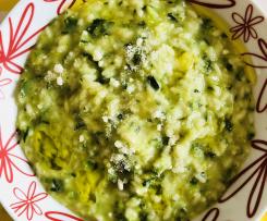 Risotto con zucchine al sale speziato