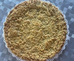 Torta sbriciolata con ricotta e cioccolato