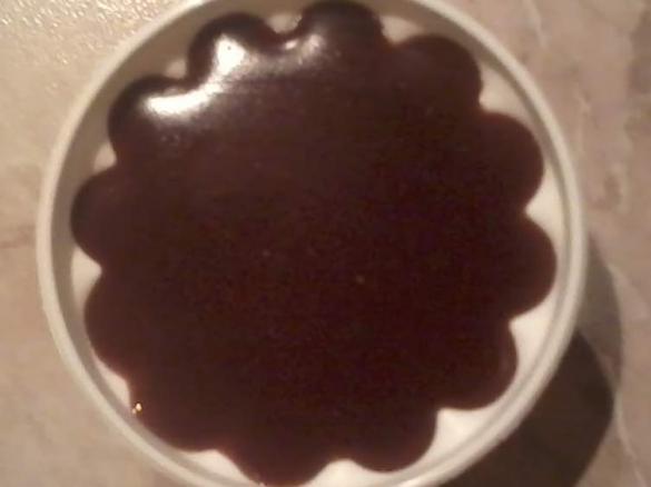 Budino al cioccolato senza uova