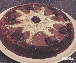 Torta con kinder bueno