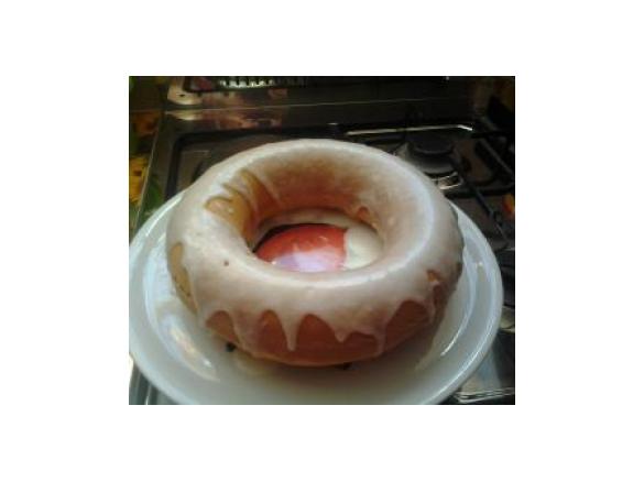 Ciambella al limone glassata