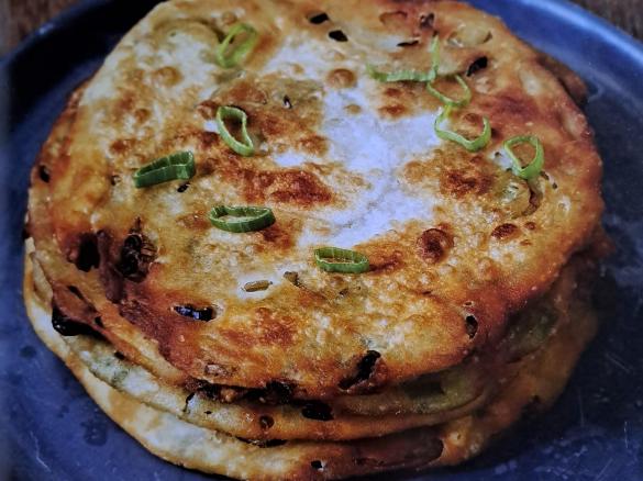 Pancake cinesi con salsa di soia