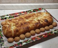 Bontà di mele, amaretti e cioccolato
