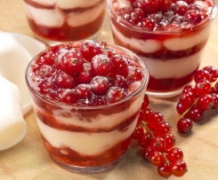 Bicchierino variegato al ribes rosso