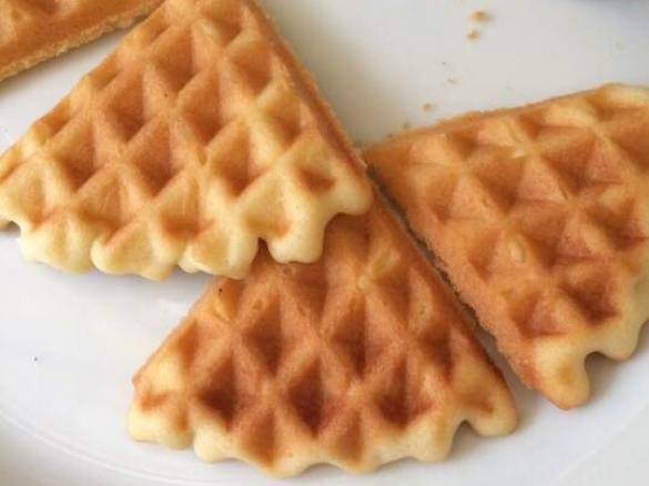 Waffle senza lievito