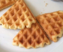 Waffle senza lievito