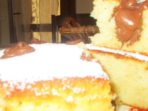 Cuore morbido con fossette alla nutella