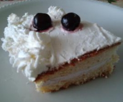 Torta gelato alle amarene