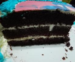 Torta cacao e crema