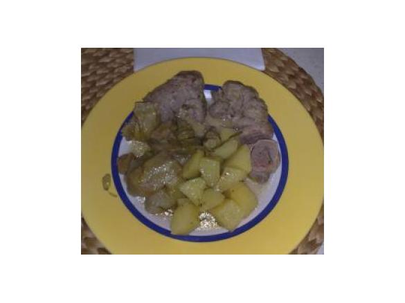 Involtini con carciofi e patate