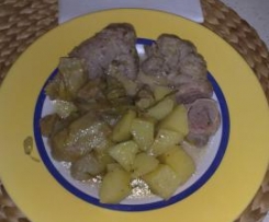 Involtini con carciofi e patate