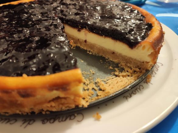 Cheesecake ai mirtilli