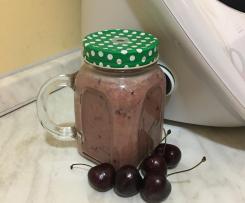 Frullato di ciliegie, mandorle e avena-Contest ciliegie